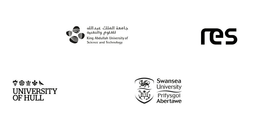 University of Hull, Kaust, Swansea University and RES Logos
