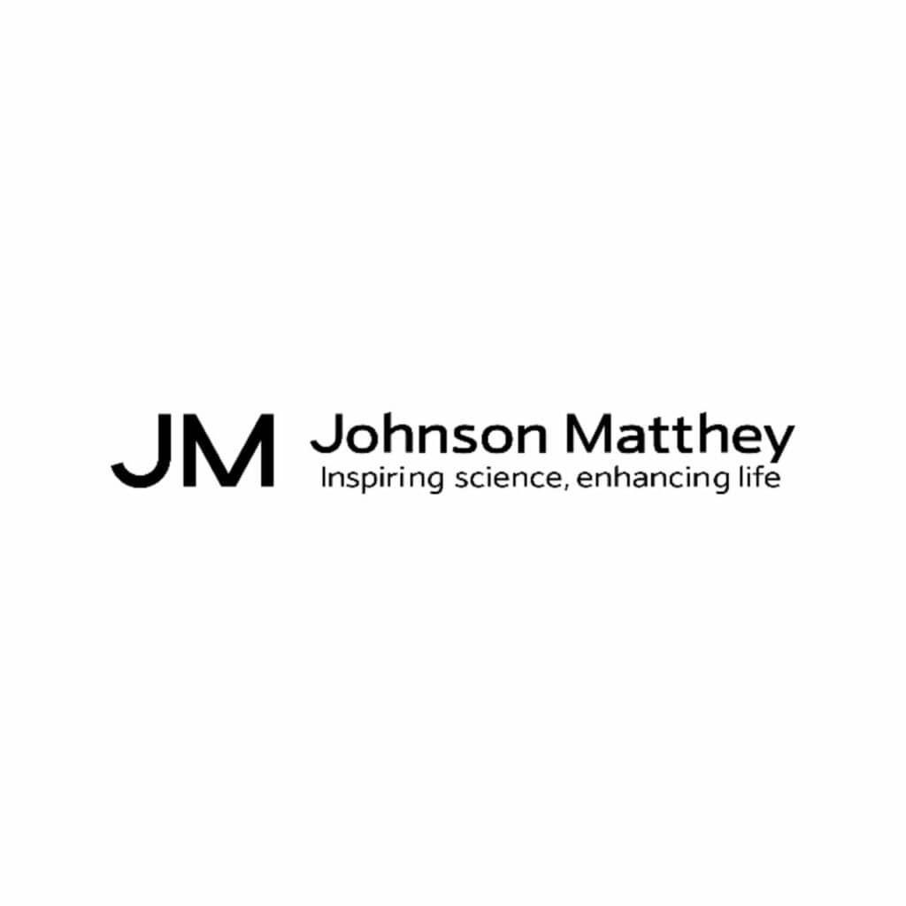 Johnson Matthey logo in black