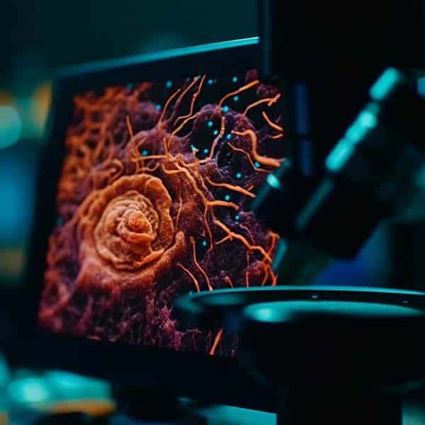 Biomedical imagery on a computer